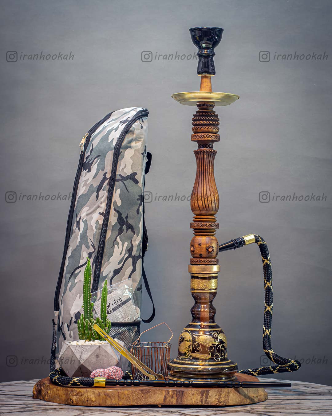  قیمت خرید تنه قلیان چوبی عکس قلیون چوبی فروش قلیان چوبی 