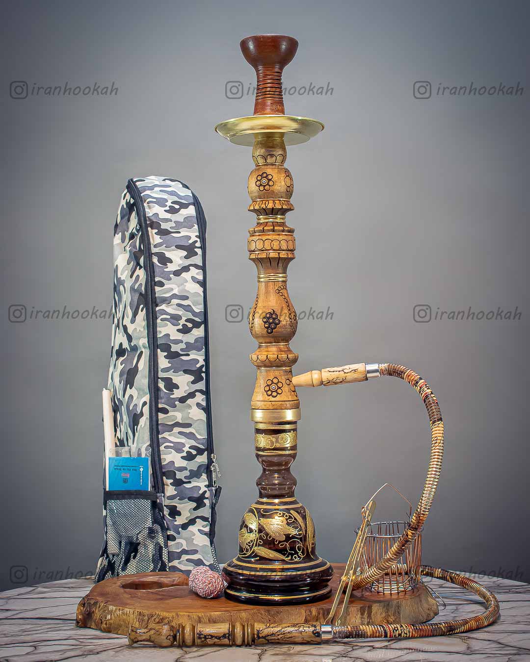  قیمت خرید تنه قلیان چوبی عکس قلیون چوبی فروش قلیان چوبی 