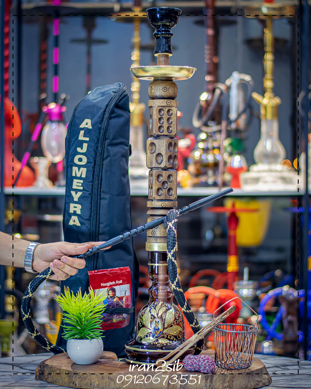  قیمت خرید تنه قلیان چوبی عکس قلیون چوبی فروش قلیان چوبی 