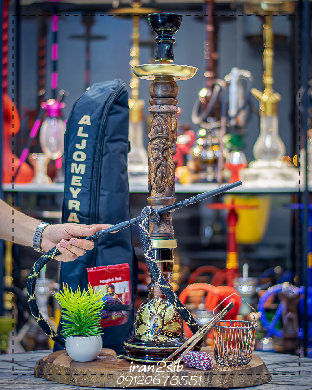  قیمت خرید تنه قلیان چوبی عکس قلیون چوبی فروش قلیان چوبی 