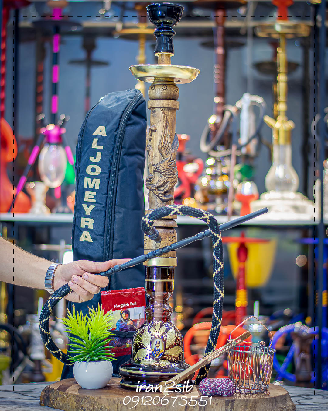  قیمت خرید تنه قلیان چوبی عکس قلیون چوبی فروش قلیان چوبی 