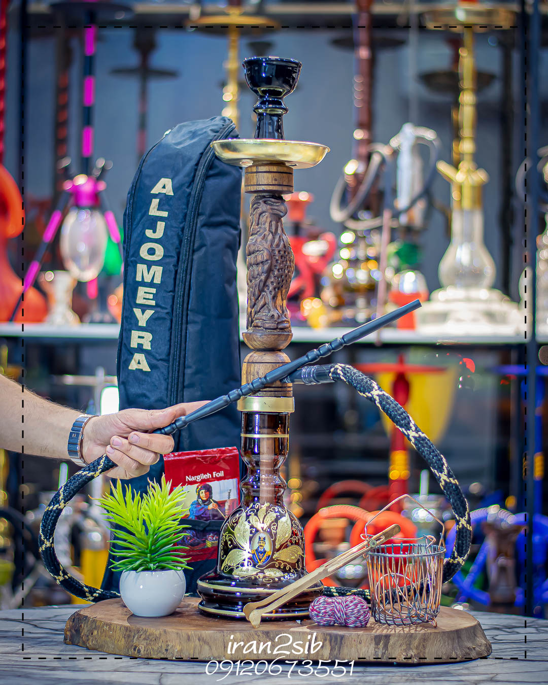  قیمت خرید تنه قلیان چوبی عکس قلیون چوبی فروش قلیان چوبی 