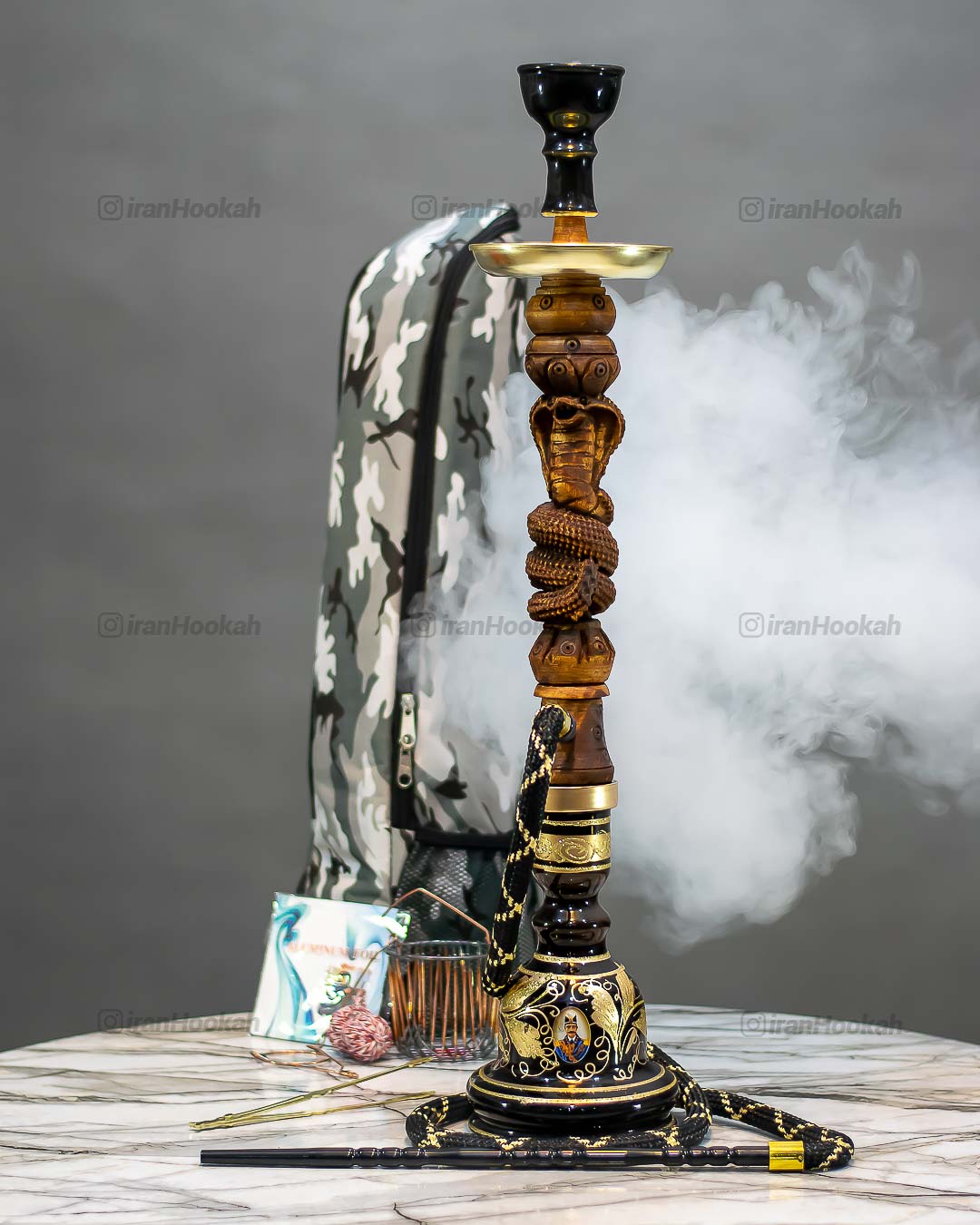  قیمت خرید تنه قلیان چوبی عکس قلیون چوبی فروش قلیان چوبی 