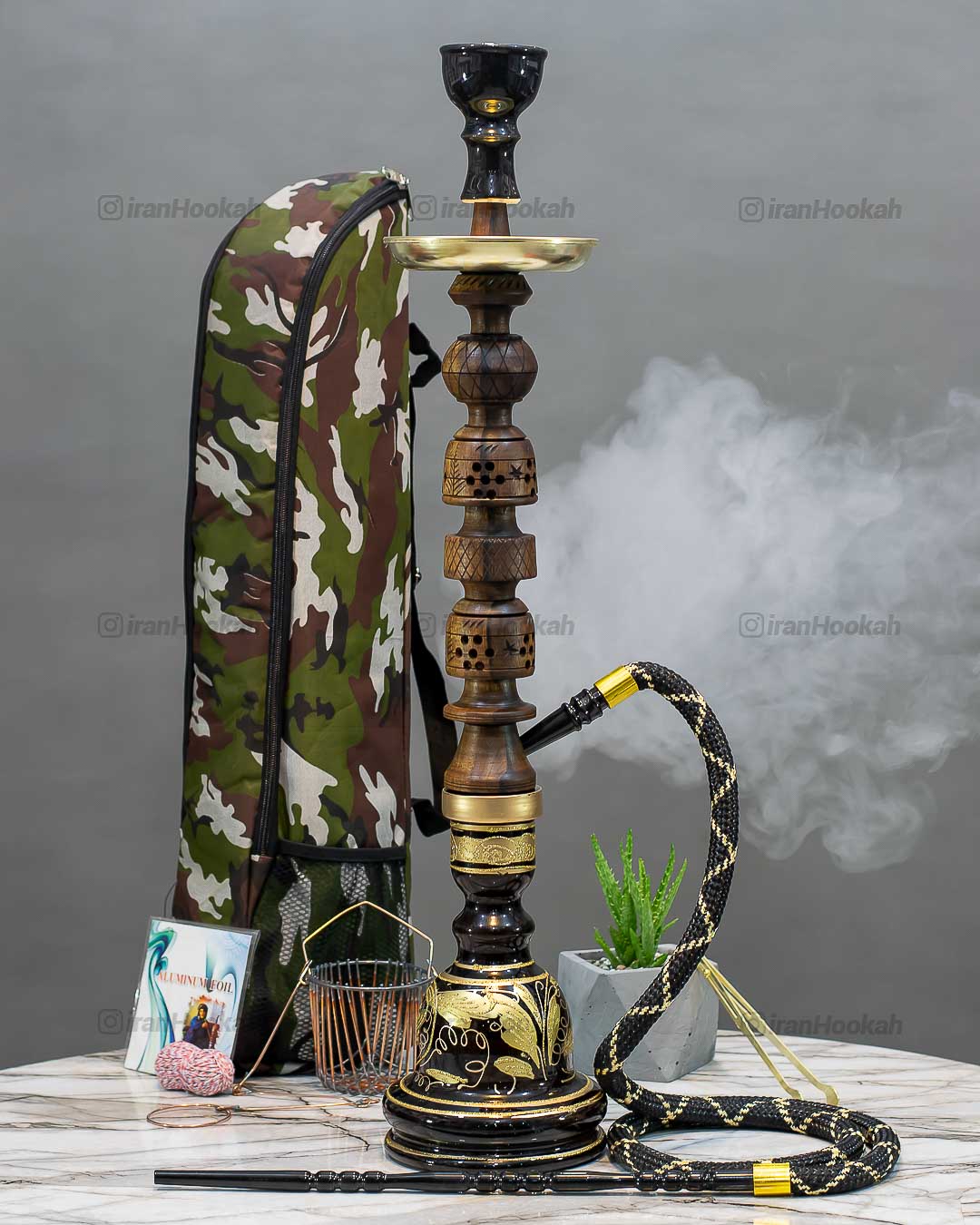  قیمت خرید تنه قلیان چوبی عکس قلیون چوبی فروش قلیان چوبی 