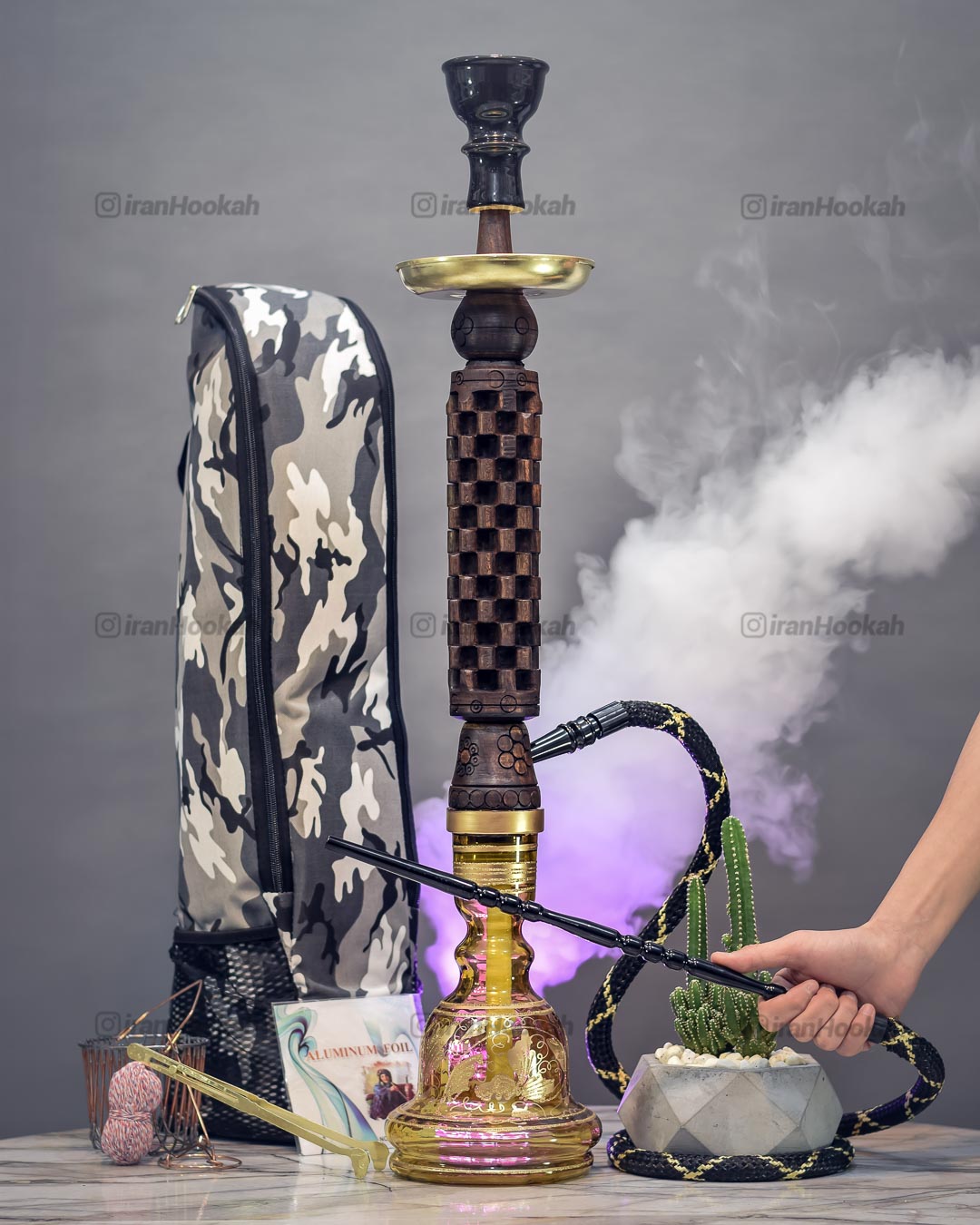  قیمت خرید تنه قلیان چوبی عکس قلیون چوبی فروش قلیان چوبی 