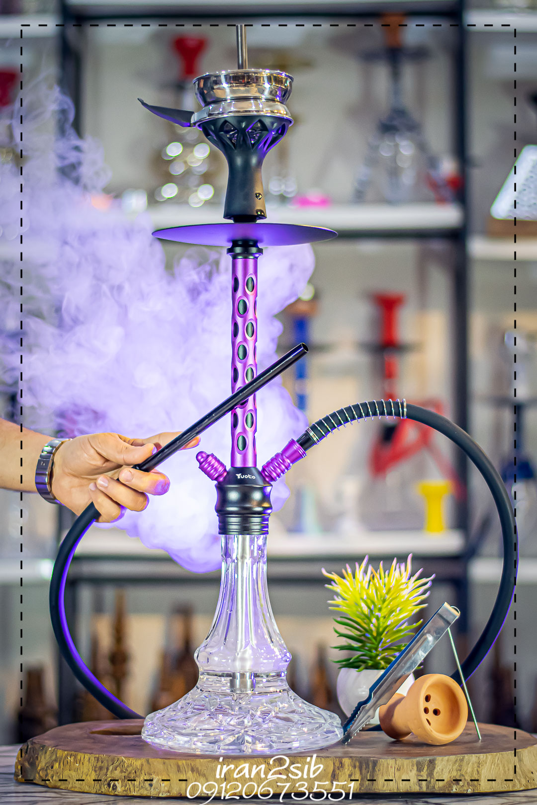 ✔️ فروشگاه قلیان ایران دوسیب - ایران هوکا، قلیان شاپ ⭐  خرید قلیان- فروش قلیان-خرید قلیون-قلیون لاکچری-قلیون فروشی-قلیان حاج اوغلی-شیشه ای-کوچک-مسافرتی-عکس قلیان چوبی- ارزان-عربی-برنجی-شارژی