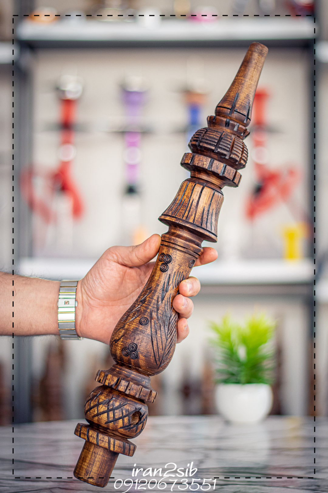  قیمت خرید تنه قلیان چوبی عکس قلیون چوبی فروش قلیان چوبی 