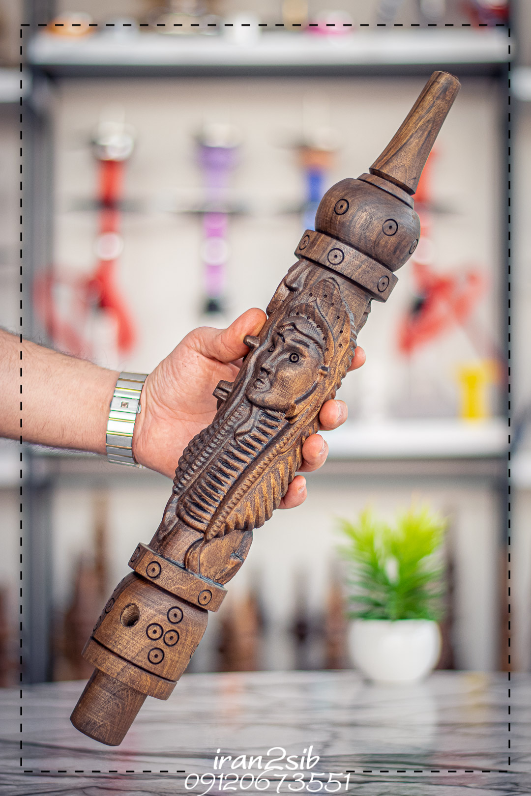  قیمت خرید تنه قلیان چوبی عکس قلیون چوبی فروش قلیان چوبی 