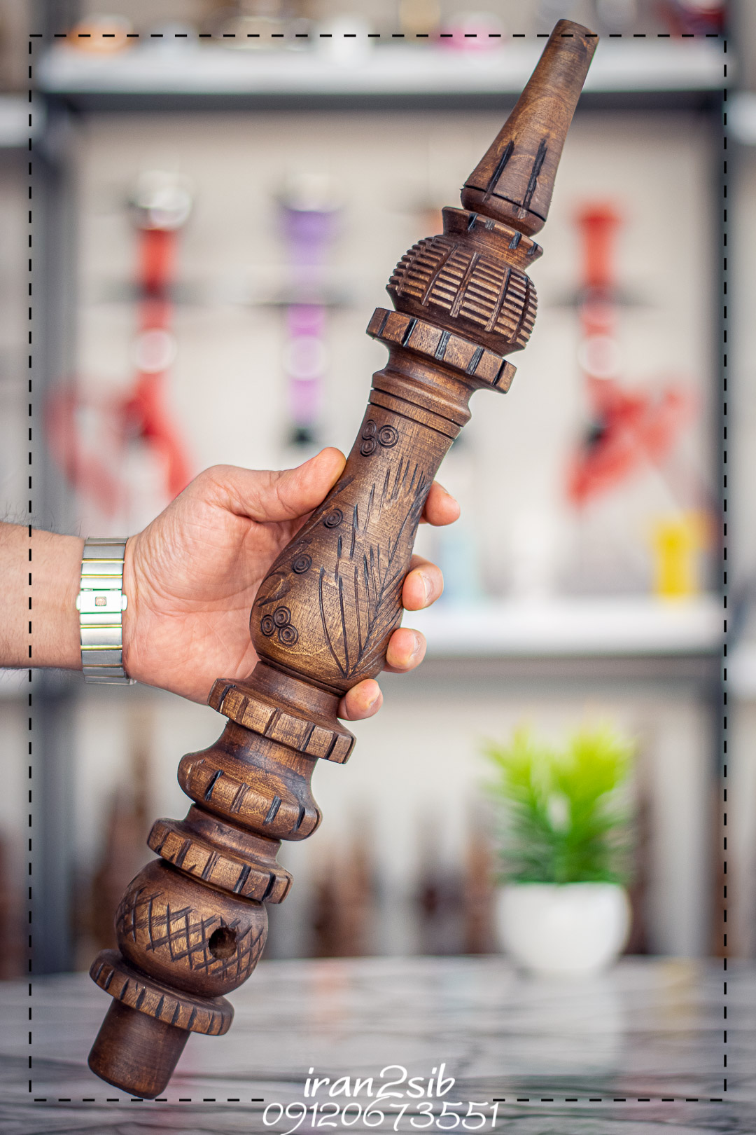  قیمت خرید تنه قلیان چوبی عکس قلیون چوبی فروش قلیان چوبی 