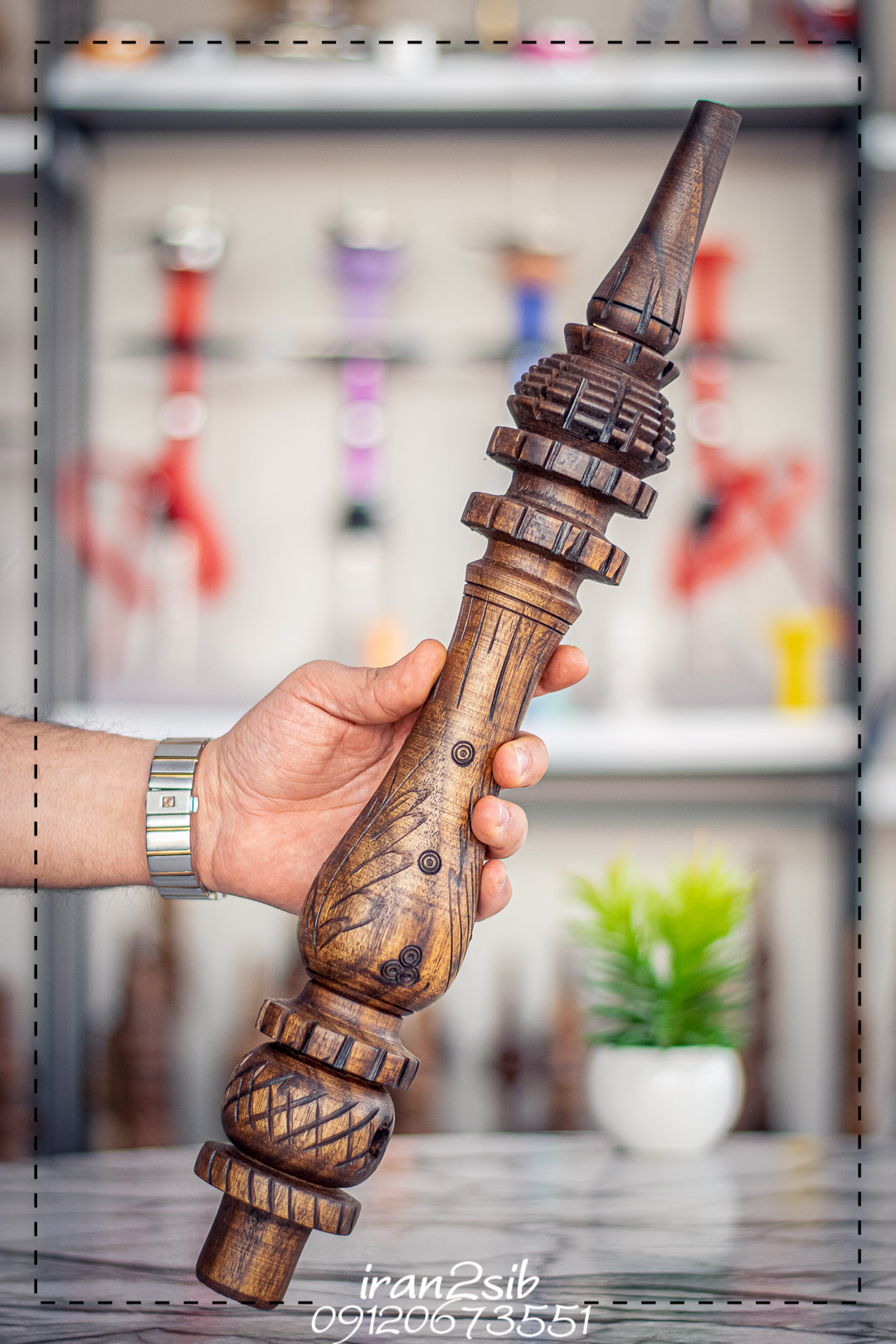  قیمت خرید تنه قلیان چوبی عکس قلیون چوبی فروش قلیان چوبی 