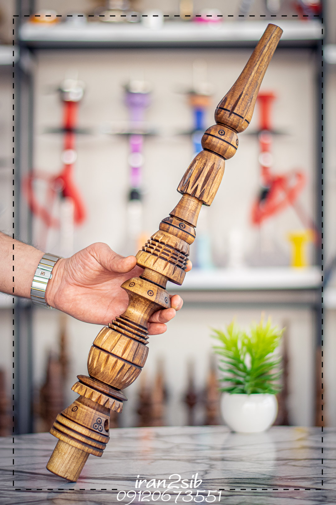  قیمت خرید تنه قلیان چوبی عکس قلیون چوبی فروش قلیان چوبی 