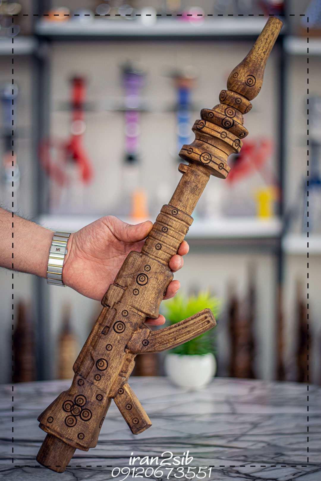  قیمت خرید تنه قلیان چوبی عکس قلیون چوبی فروش قلیان چوبی 