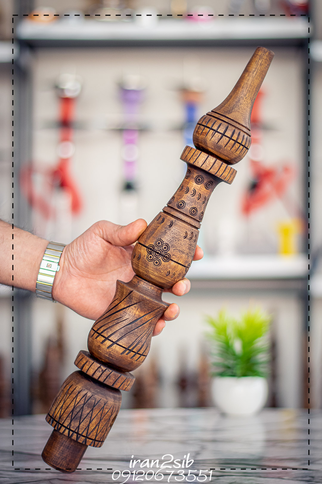  قیمت خرید تنه قلیان چوبی عکس قلیون چوبی فروش قلیان چوبی 