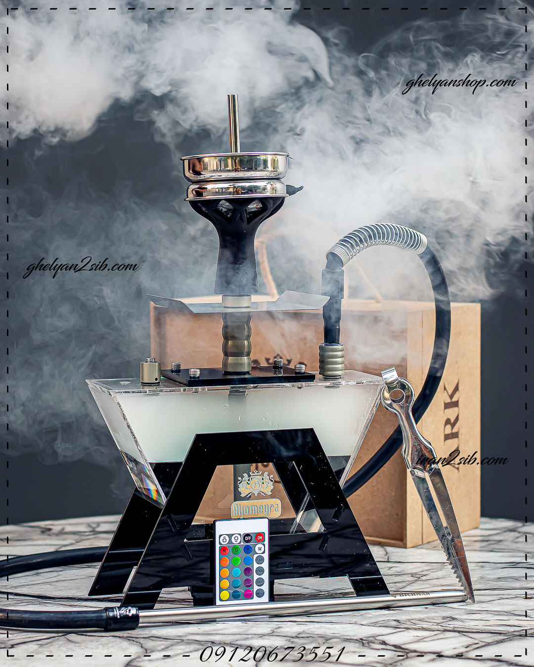  قیمت خرید تنه قلیان پلکسی الجمیرا طلقی عکس قلیون فروش قلیان چوبی 