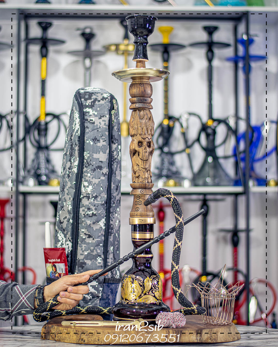  قیمت خرید تنه قلیان چوبی عکس قلیون چوبی فروش قلیان چوبی 