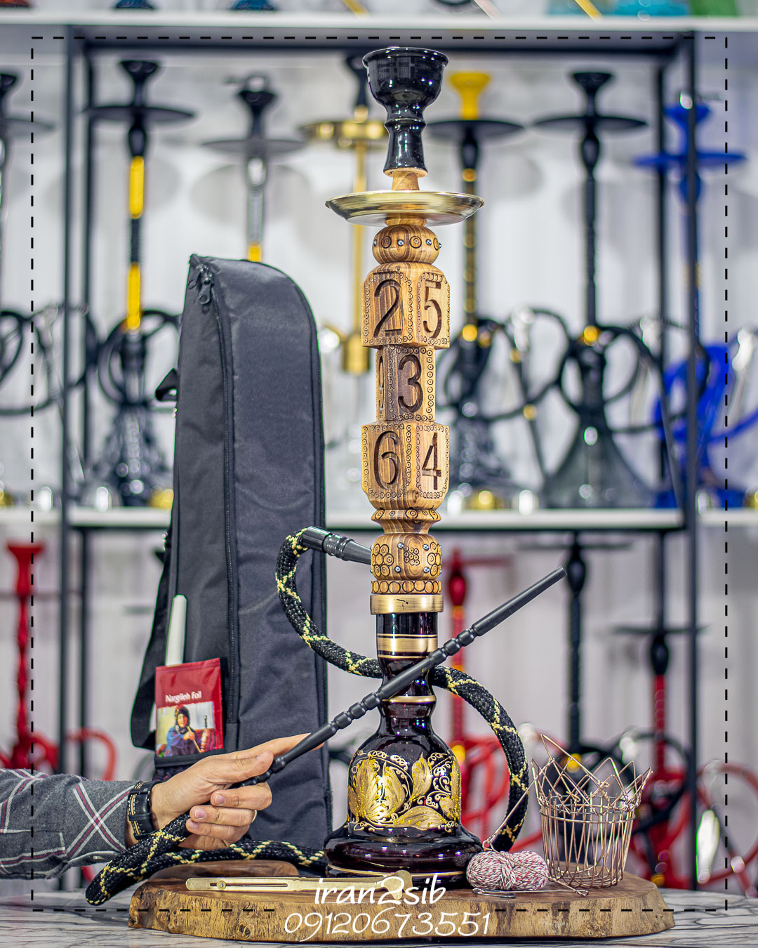  قیمت خرید تنه قلیان چوبی عکس قلیون چوبی فروش قلیان چوبی 