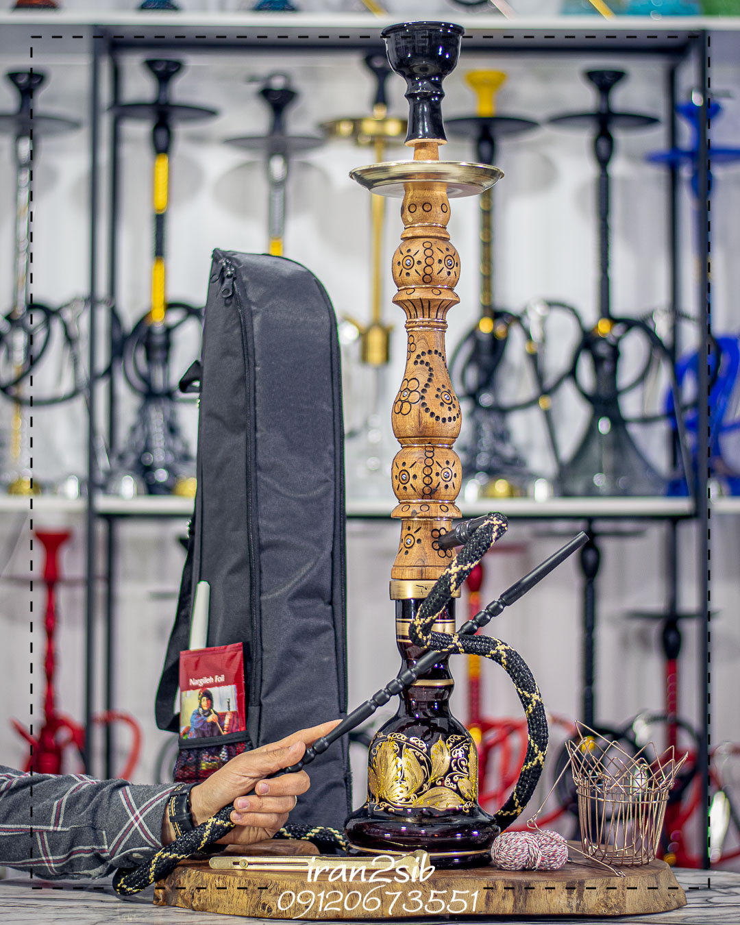  قیمت خرید تنه قلیان چوبی عکس قلیون چوبی فروش قلیان چوبی 