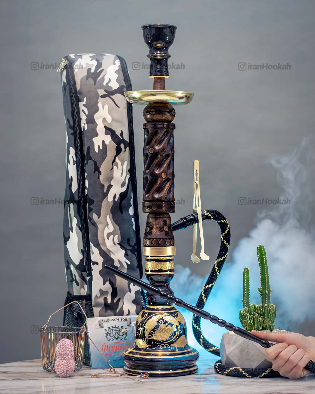  قیمت خرید تنه قلیان چوبی عکس قلیون چوبی فروش قلیان چوبی 