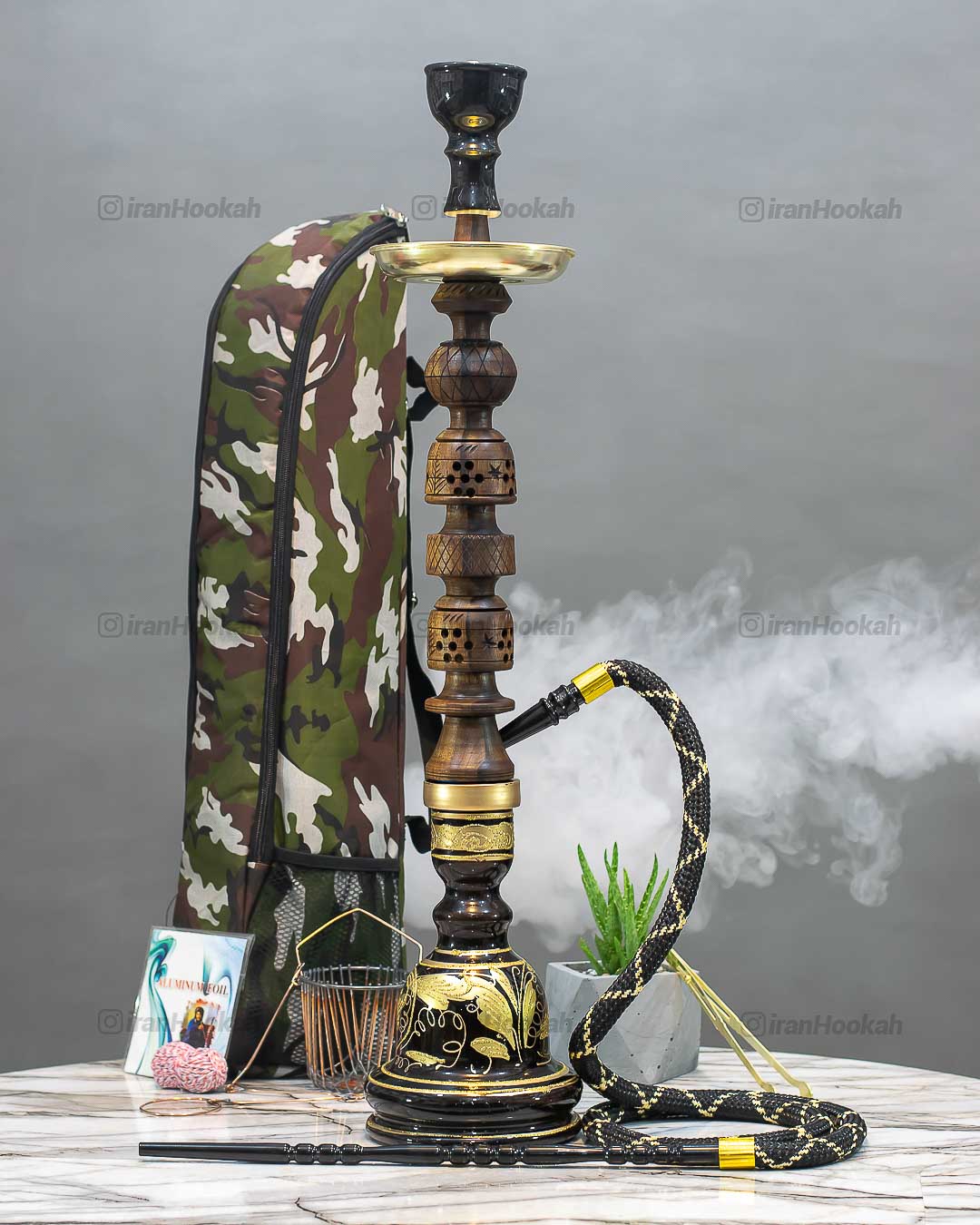  قیمت خرید تنه قلیان چوبی عکس قلیون چوبی فروش قلیان چوبی 