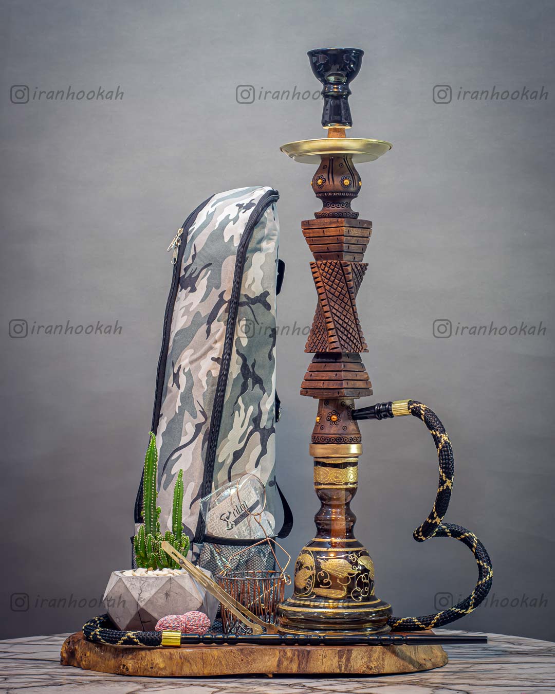  قیمت خرید تنه قلیان چوبی عکس قلیون چوبی فروش قلیان چوبی 