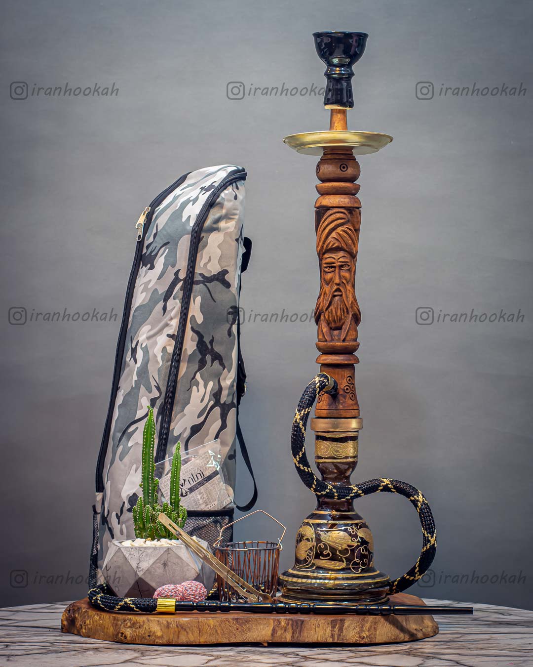  قیمت خرید تنه قلیان چوبی عکس قلیون چوبی فروش قلیان چوبی 