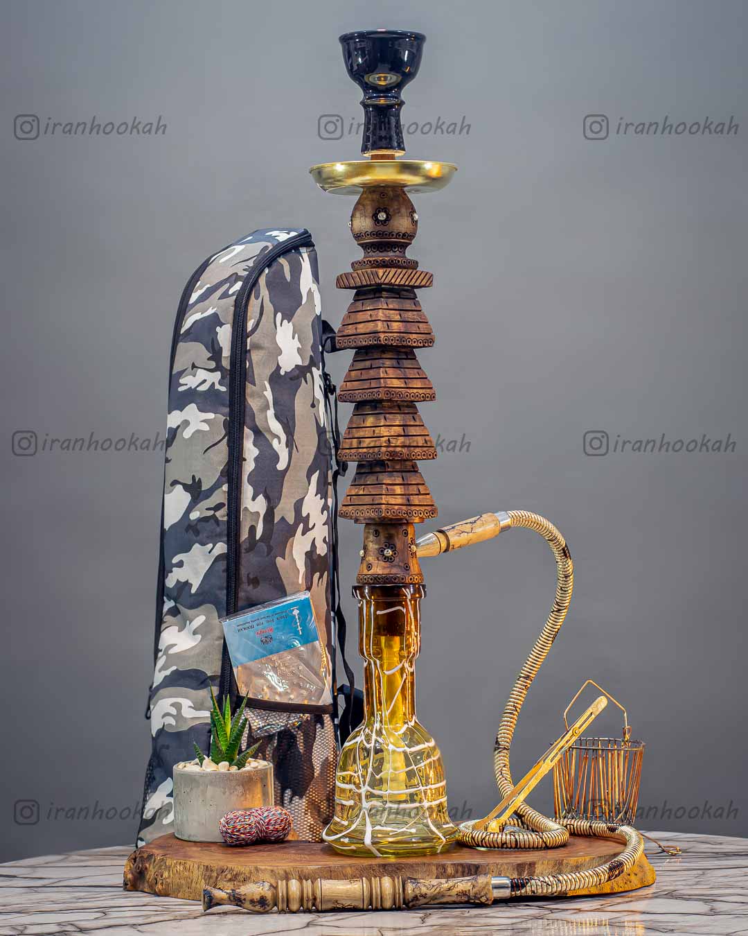  قیمت خرید تنه قلیان چوبی عکس قلیون چوبی فروش قلیان چوبی 