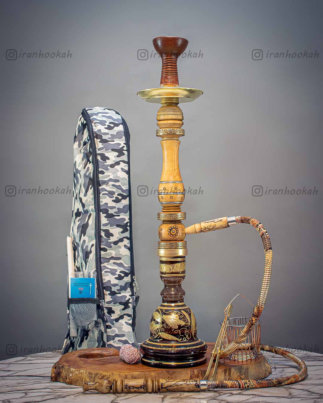  قیمت خرید تنه قلیان چوبی عکس قلیون چوبی فروش قلیان چوبی 