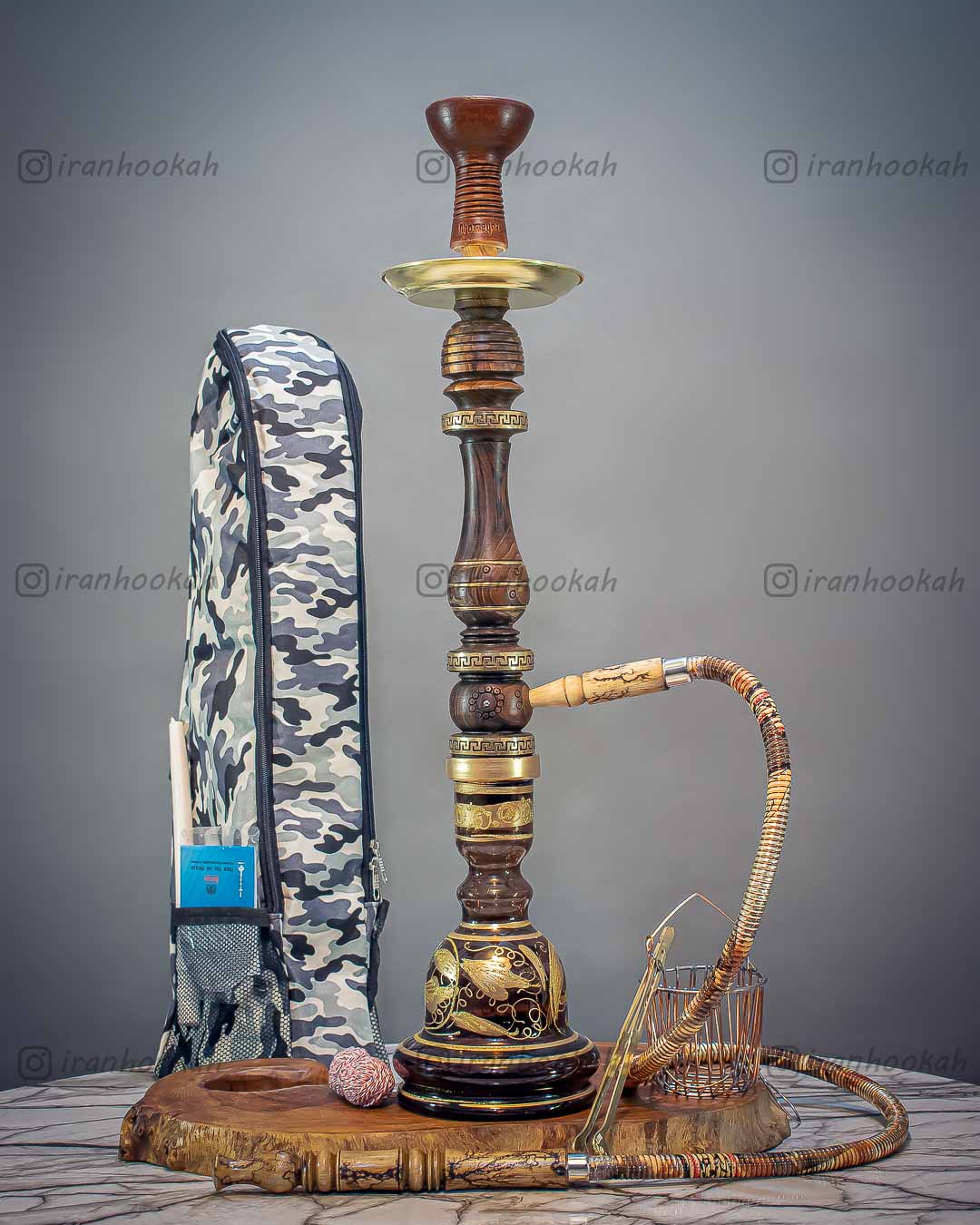  قیمت خرید تنه قلیان چوبی عکس قلیون چوبی فروش قلیان چوبی 