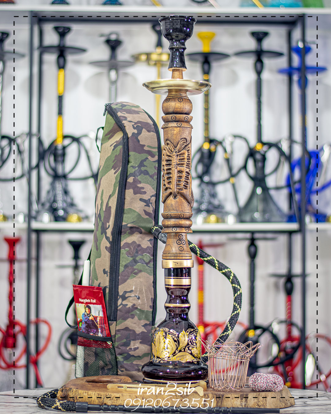  قیمت خرید تنه قلیان چوبی عکس قلیون چوبی فروش قلیان چوبی 