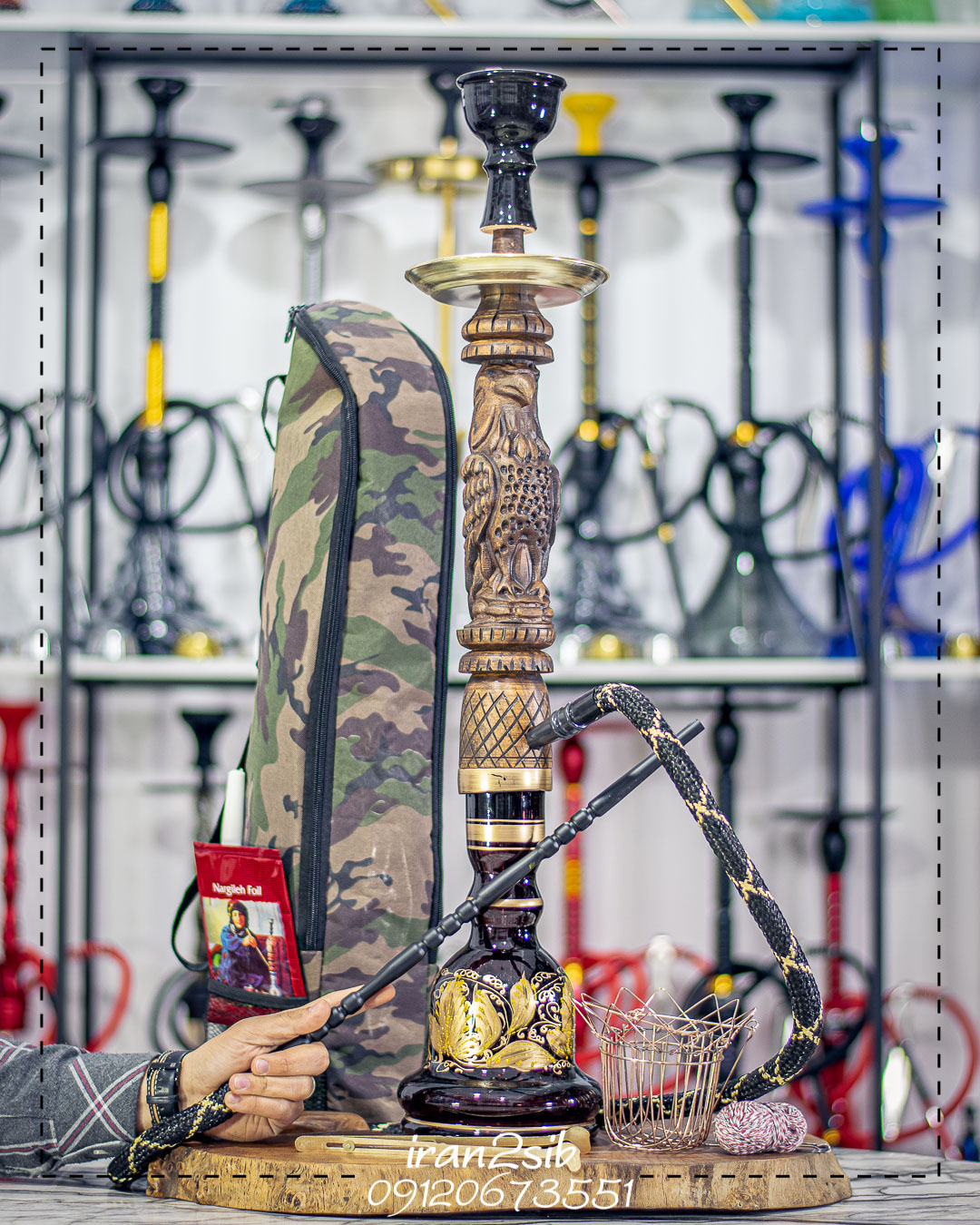  قیمت خرید تنه قلیان چوبی عکس قلیون چوبی فروش قلیان چوبی 