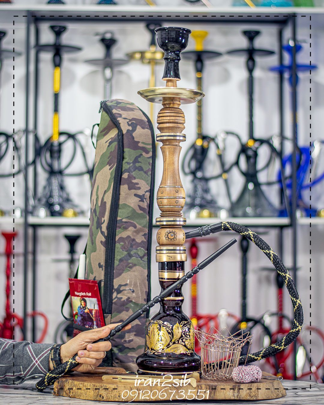  قیمت خرید تنه قلیان چوبی عکس قلیون چوبی فروش قلیان چوبی 